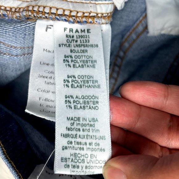 FRAME Denim Le Nouveau Straight Jeans in Boulder - Picture 6 of 9